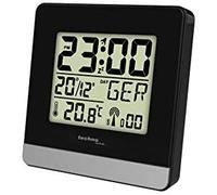 Technoline wt260 reloj despertador digital negro, plata