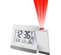 Technoline WT538w - Reloj Despertador con proyección (15 x 9 x 1,5 cm), Color Blanco