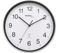 Technoline WT8030 - Reloj de pared para radio (30 x 30 x 4,3 cm), color plateado