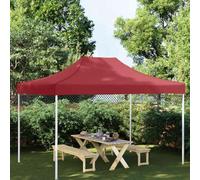 Techo de la Tienda de Recepción 4x3 m Burdeos, Oxford 270 g/m² con revestimiento de PVC, Reemplazo para Techo retráctil de Gazebo de Jardín, Fijación Fácil en Marco, Uso
