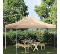 Techo de repuesto para carpa plegable de 4,3 x 2,9 m, color beige para carpa de jardín y camping