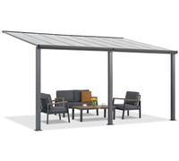 Techo para terraza de aluminio 3 x 5 m Denver Garden Point antracita