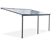 Techo terraza aluminio San Diego 3 x 5 CoverTech antracita