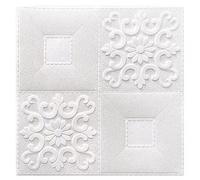 Techos Decorativos Sin Pegamento,Baldosas De Techo PVC Autoadhesivas,Paneles Suspendidos, Azulejos,Flexibles Y Resistentes A Grietas,Para Residencial/Baño/Cocina(Style a,10-pcs 35 * 35cm)