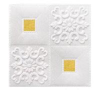 Techos Decorativos Sin Pegamento,Baldosas De Techo PVC Autoadhesivas,Paneles Suspendidos, Azulejos,Flexibles Y Resistentes A Grietas,Para Residencial/Baño/Cocina(Style B,20-pcs 35 * 35cm)