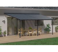 Techos para terrazas de aluminio Sierra Palram - Canopia 3 x 6,1 m antracita Heat Block