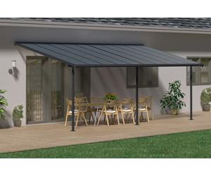 Techos para terrazas de aluminio Sierra Palram - Canopia 3 x 6,1 m antracita Heat Block