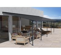 Techos para terrazas de aluminio Sierra Palram - Canopia 3 x 8,5 m antracita Heat Block