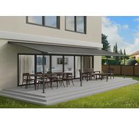 Techos para terrazas de aluminio Sierra Palram - Canopia 3 x 9,15 m antracita Heat Block