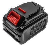 TECHTEK Batería compatible con [DeWalt] 120V MAX, 12V MAX Li-ion, 20V MAX, 60V MAX, CL3.C18S, DCB184, DCB184-XJ, DCB184-XR, DCD700, DCD710, DCD710D2