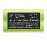 Techtek Batería CS-BKC360PW Compatible con KC360H Sustituye Black & Decker 15190, 85075000