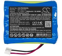 Techtek Batería CS-PKH902SL Compatible con P 9020, P9020A, P9021 Sustituye Peaktech 301-62-412