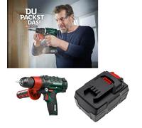Techtek Batería CS-PRX200PX Compatible con 20V 3in1 Cordless Impact Drill, 20V Cordless Angle Grinder, PSBSA 20-Li A1, PSBSA 20-Li B2, PSBSA