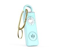 TECKNET Alarma Personal de Emergencia, 130dB con Luz Estroboscópica, Recargable, Llavero de Alarma de Seguridad para Ancianos/Mujeres/Niños/Alarmas de Seguridad de Autodefensa