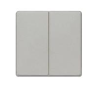 Tecla doble en aluminio | Siemens Delta MIRO 5TG62701AM00