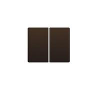 Tecla doble interruptor o conmutador CHOCOLATE BJC IRIS 18709-CH