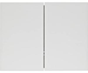 Tecla doble para interruptores/reguladores, serie berker K.1 de hager, blanco polar, brillo