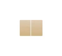 Tecla Doble Pulsador Dorado Perla BJC Coral 21709 DP