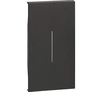 Tecla iluminable Bticino KG01M2 Living Now 2 modulos Dark