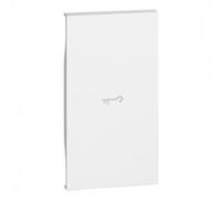 Tecla iluminable con simbolo llaveBticino KW01M2F Living Now2 modulos Blanco