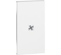 Tecla iluminableventilaciónBTICINO KW01M2RN Living Now2 módulos Blanco