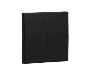 Tecla Para Mecanismo De Doble Función Negro - Serie Logus 90 - Acabado Aquarella - Para Mecanismos Serie Mec21 - Compatible Con Marcos Logus 90