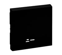 Tecla sencilla con visor Legrand 864506serie Niloe Step Negro Mate