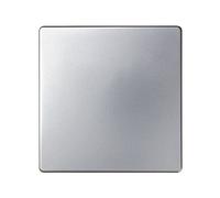 Tecla simple interruptor conmutador, serie 82 Concept, 1 x 5,5 x 5,5 centímetros, color aluminio (referencia: 8200101-093)