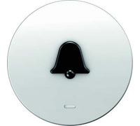 Tecla sin barreras simple con ind lumi y campana en relieve, R.1/R.3, bl pol