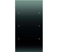 Teclado berker Touch Sensor confort 3 fases, serie berker R.3 de hager, negro