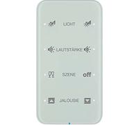 Teclado berker Touch Sensor confort configurado, 4 fases, serie berker R.1 de hager, blanco polar