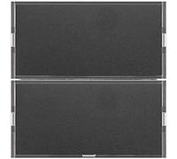 Teclado KNX 2 fases, series berker S.1/ B.3/ B.7 de hager, aluminio/antracita