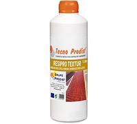 Tecno Prodist RESIPRO TEXTUR, (1 Litro) Barniz protector al agua para hormigón impreso, de altas prestaciones, base de resinas, gran anclaje, resistencia y durabilidad, no amarillea, Incoloro.