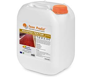 Tecno Prodist RESIPRO TEXTUR, (10 Litros) Barniz protector al agua para hormigón impreso, altas prestaciones, base resinas, gran anclaje, resistencia y durabilidad, no amarillea, Incoloro.
