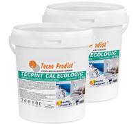 TECPINT CAL ECOLOGIC de Tecno Prodist - Pintura ecologica a la cal exterior e interior al agua,natural,transpirable,sin olor.