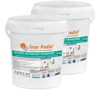 Tecno Prodist Tecpint Extraliso Transpire - Pintura transpirable, Ecológica, Impermeable (Blanco) 10 + 10 kg