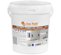 Tecno Prodist - TECPINT PRIMER GEL (10 Litros) Fijador al Agua al uso en gel, no salpica, sellante para Pintura en Exterior e Interior - Gran rendimiento y calidad (TONO BLANCO)