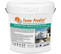 TECPINT SOL-SILICATO ECOLOGIC de Tecno Prodist Pintura al silicato mineral exterior e interior al agua, Natural Transpirable