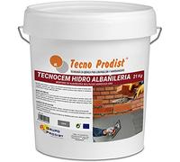 TECNOCEM HIDRO ALBAÑILERÍA de Tecno Prodist (21 Kg) Mortero de cemento para trabajos de albañilería y construcción, hidrófugo, ideal para revocos, enlucidos y colocación de ladrillos. Color Gris.