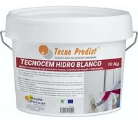 TECNOCEM HIDRO de Tecno Prodist (10 Kg) Mortero cemento de capa gruesa para revocos y enlucidos, hidrofugado e impermeable de color blanco