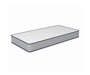 TECNOCOLCHÓN Colchón Viscoelástico Juvenil 90x190x20 cm. | Reversible Verano - Invierno | Gran Suavidad | Blanco | Fabricado en España | Certificados Oeko-Tex® y CertiPUR™
