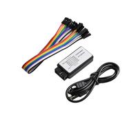 TECNOIOT 1 Uds analizador lógico USB 24MHz depurador de 8 Canales para Arm FPGA 24M 8CH