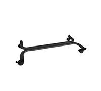 Tecnokit: Carro Rectangular para Plantas y Flores, 58 x 30 cm, para jardineras de 80 cm, Tacos Ajustables, 4 Ruedas de plástico con Freno, Carga 120 kg, Resistente, Acero, Negro