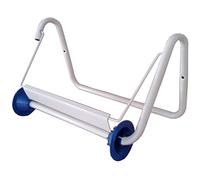 Tecnokit dispensador soporte rollo papel de pared para bobinas industriales de papel de cocina, acero pintado blanco con cuchilla y accesorios de montaje incluidos, dimensiones 40x20x23h