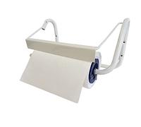 Tecnokit: Portabobina Papel de Pared, Blanco, para bobinas de 29 cm, 40 x 20 x 23 cm, Bobina de Papel no incluida, dispensador de Bobina de Pared, Equipado con Piezas para Uso y Montaje