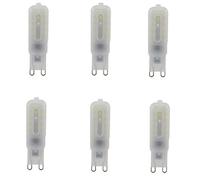 TECNOLUX EURO Bombilla LED G9 5W 220-240 V (3000 K, Luz Cálida) (Pack6)