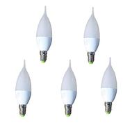 TECNOLUX EURO BOMBILLA LED TIPO LLAMA 6W 220-240V E14 4200K 5 (Pack)