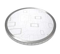 TECNOLUX EURO - Plafón LED de techo 400 mm, 24 W, 2100 lm, luz fría 6500 K, sin parpadeo ni deslumbramiento, para salón o dormitorio
