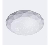 TECNOLUX EURO PLAFÓN LED POLIGONAL EN FORMA DE FLOR, 30W+30W SE PUEDEN AJUSTAR 3 COLORES, LUZ BLANCA,LUZ CÁLIDA,LUZ AMARILLA, (Ø390MM)