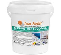 Tecno Prodist Tecpint Cal Ecologic - Pintura ecológica a la cal exterior e interior al agua - Blanco 10 kg